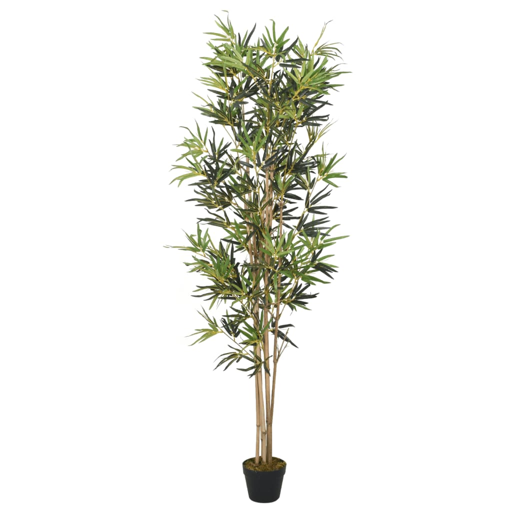 vidaXL Arbore din bambus artificial 1104 de frunze 180 cm verde vidaXL Arbore din bambus artificial 1104 de frunze 180 cm verde