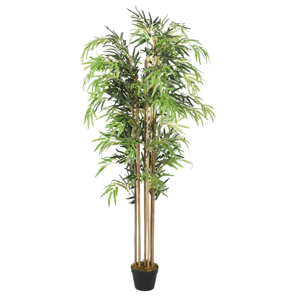 vidaXL Arbore din bambus artificial 1095 de frunze 150 cm verde vidaXL Arbore din bambus artificial 1095 de frunze 150 cm verde