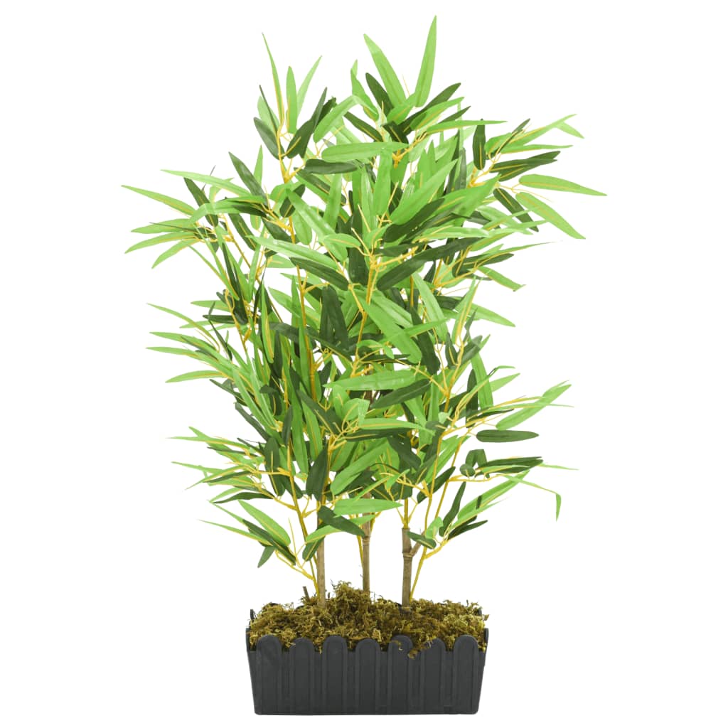 vidaXL Arbore din bambus artificial 500 de frunze 80 cm verde vidaXL Arbore din bambus artificial 500 de frunze 80 cm verde