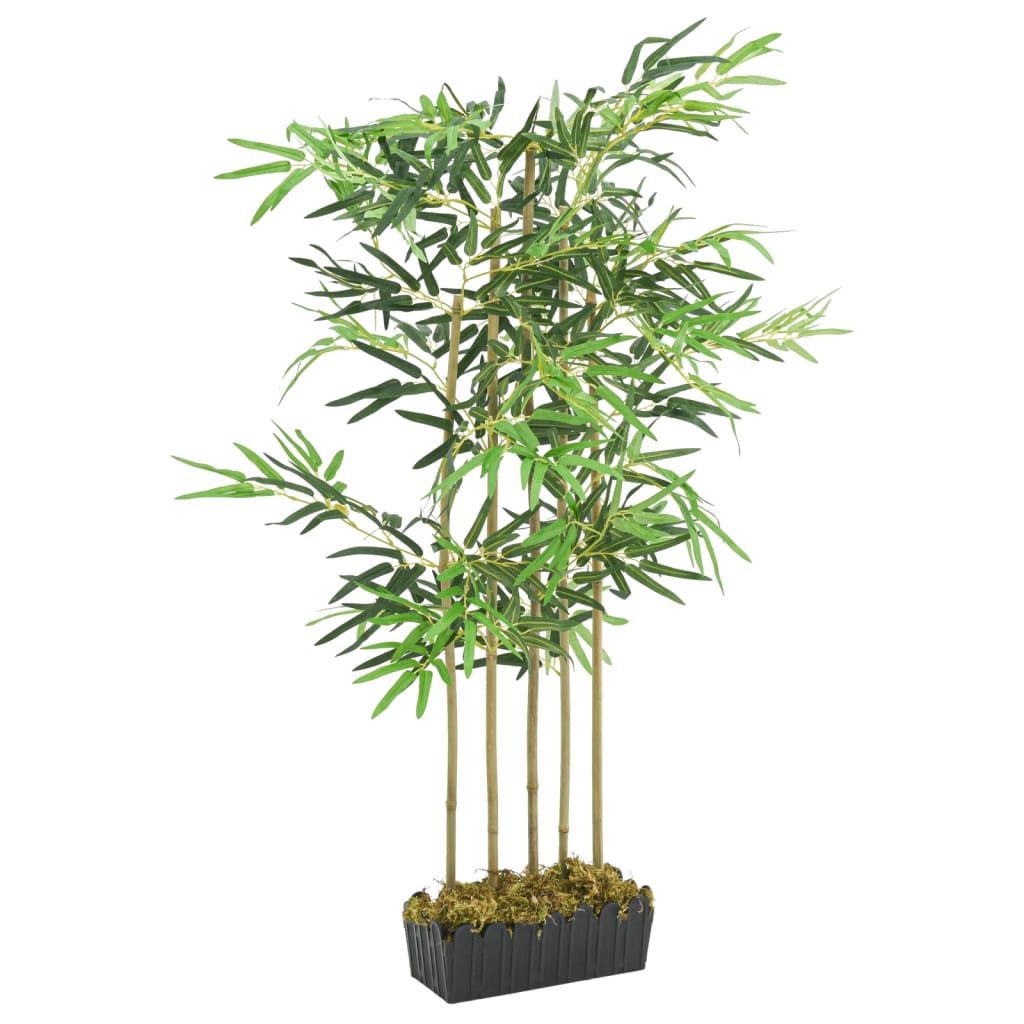 vidaXL Arbore din bambus artificial 730 de frunze 120 cm verde vidaXL Arbore din bambus artificial 730 de frunze 120 cm verde