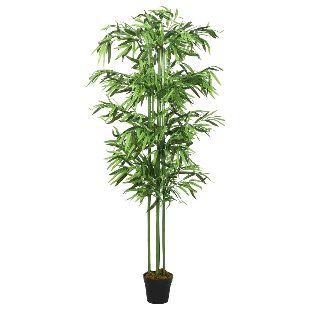 vidaXL Arbore din bambus artificial 864 de frunze 180 cm verde vidaXL Arbore din bambus artificial 864 de frunze 180 cm verde