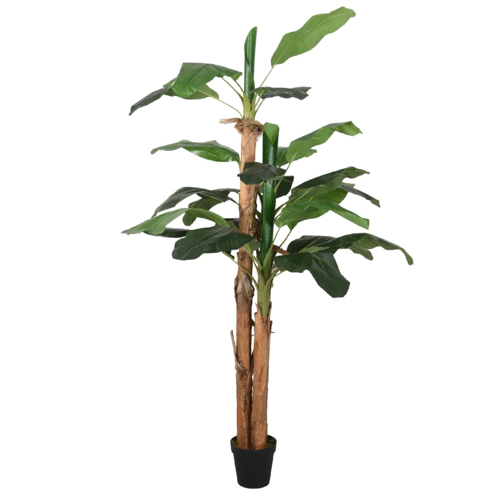 vidaXL Bananier artificial 22 frunze 200 cm verde vidaXL Bananier artificial 22 frunze 200 cm verde