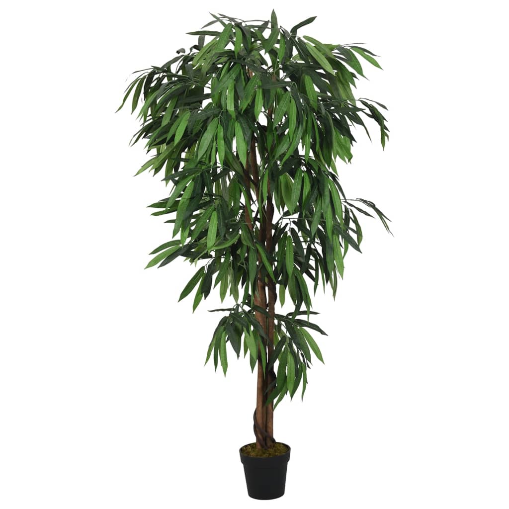 vidaXL Arbore de mango artificial 1050 de frunze 200 cm verde vidaXL Arbore de mango artificial 1050 de frunze 200 cm verde