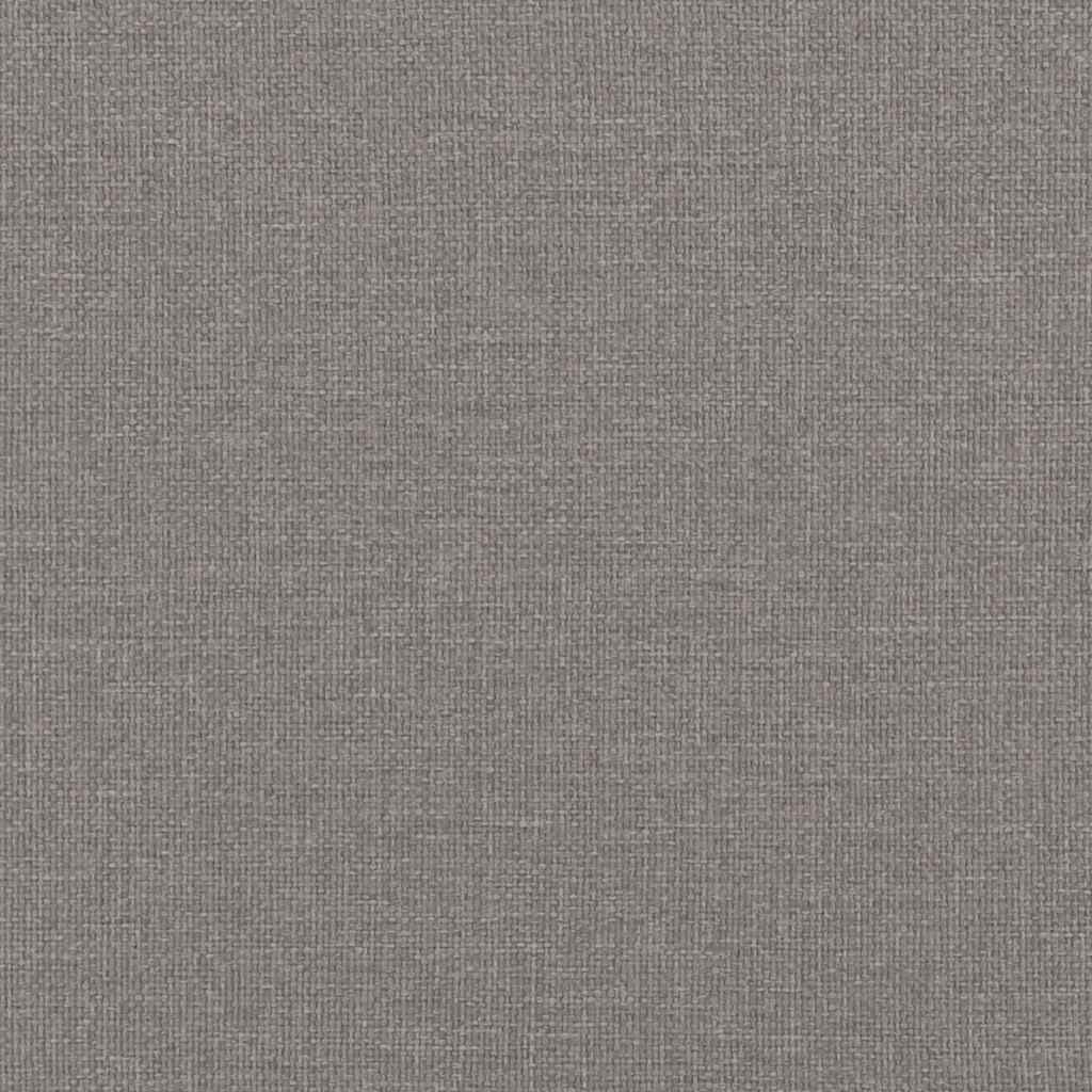 vidaXL Fotoliu canapea, gri taupe, 60 cm, material textil