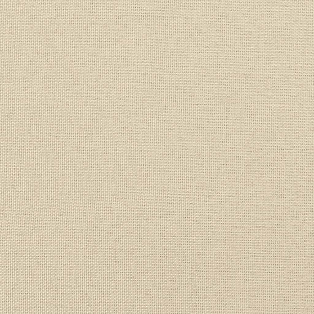 vidaXL Canapea cu 2 locuri, crem, 140 cm, material textil vidaXL Canapea cu 2 locuri, crem, 140 cm, material textil