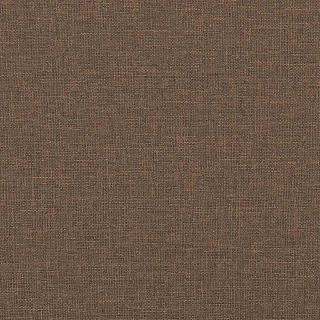 vidaXL Canapea cu 2 locuri, maro, 140 cm, material textil vidaXL Canapea cu 2 locuri, maro, 140 cm, material textil