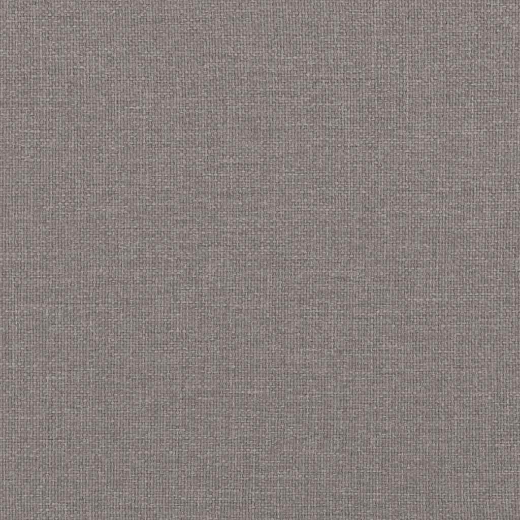 vidaXL Canapea cu 2 locuri, gri taupe, 140 cm, material textil vidaXL Canapea cu 2 locuri, gri taupe, 140 cm, material textil