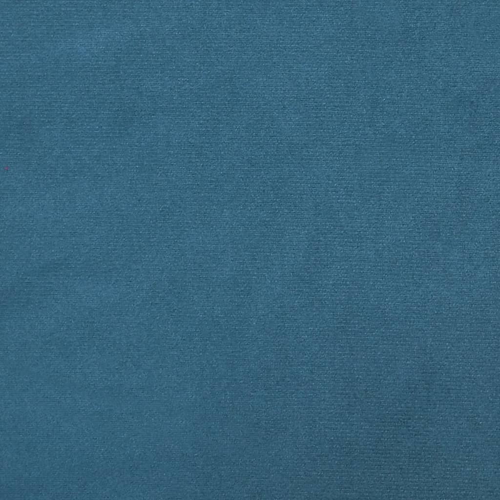 vidaXL Canapea cu 2 locuri, albastru, 120 cm, catifea vidaXL Canapea cu 2 locuri, albastru, 120 cm, catifea