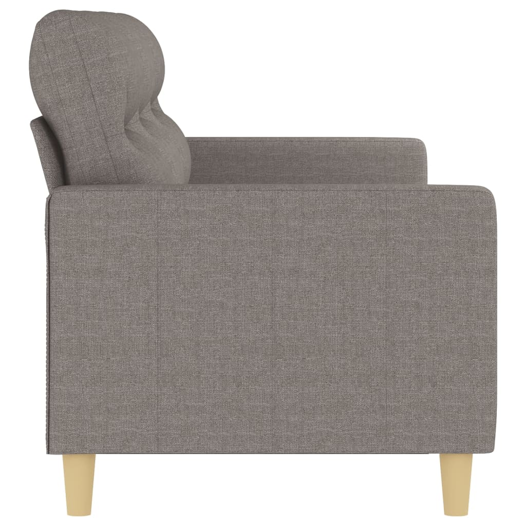vidaXL Canapea cu 3 locuri, taupe, 180 cm, material textil vidaXL Canapea cu 3 locuri, taupe, 180 cm, material textil