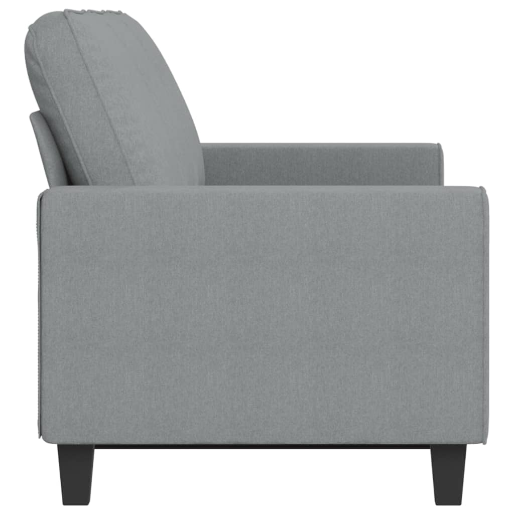 vidaXL Canapea cu 3 locuri, gri deschis, material 180CM textil vidaXL Canapea cu 3 locuri, gri deschis, material 180CM textil