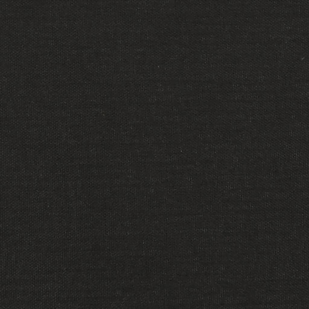 vidaXL Fotoliu canapea, negru, 60 cm, material textil
