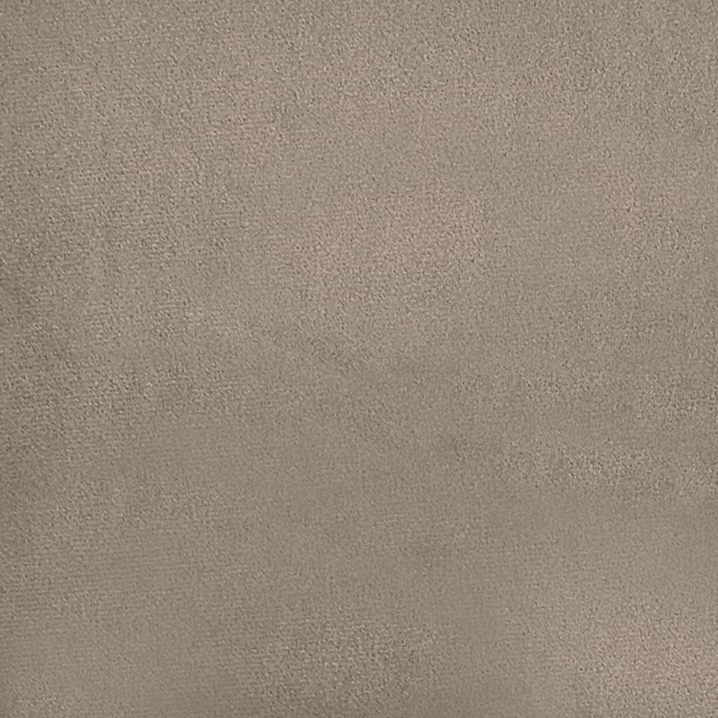 vidaXL Fotoliu canapea, gri taupe, 60 cm, textil microfibră