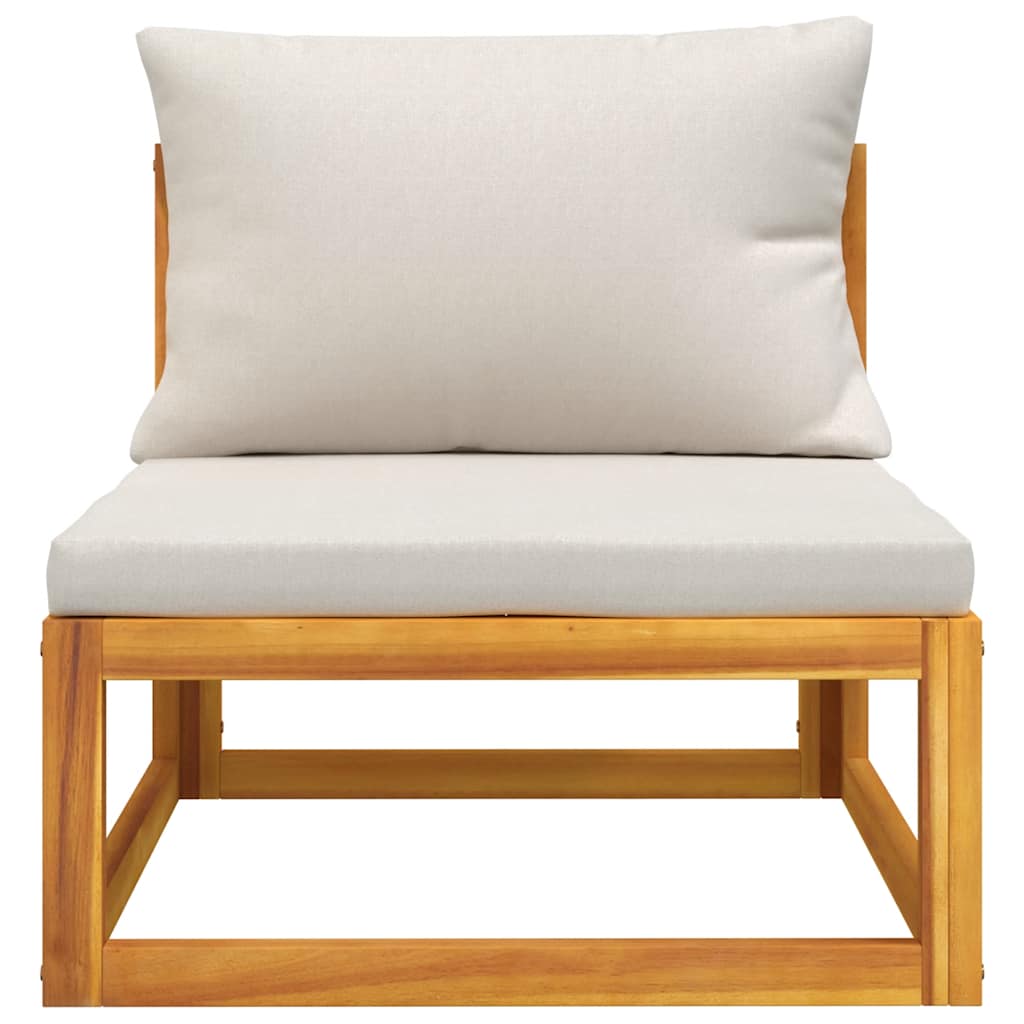 vidaXL Set mobilier de grădină cu perne, 3 piese, lemn masiv acacia vidaXL Set mobilier de grădină cu perne, 3 piese, lemn masiv acacia