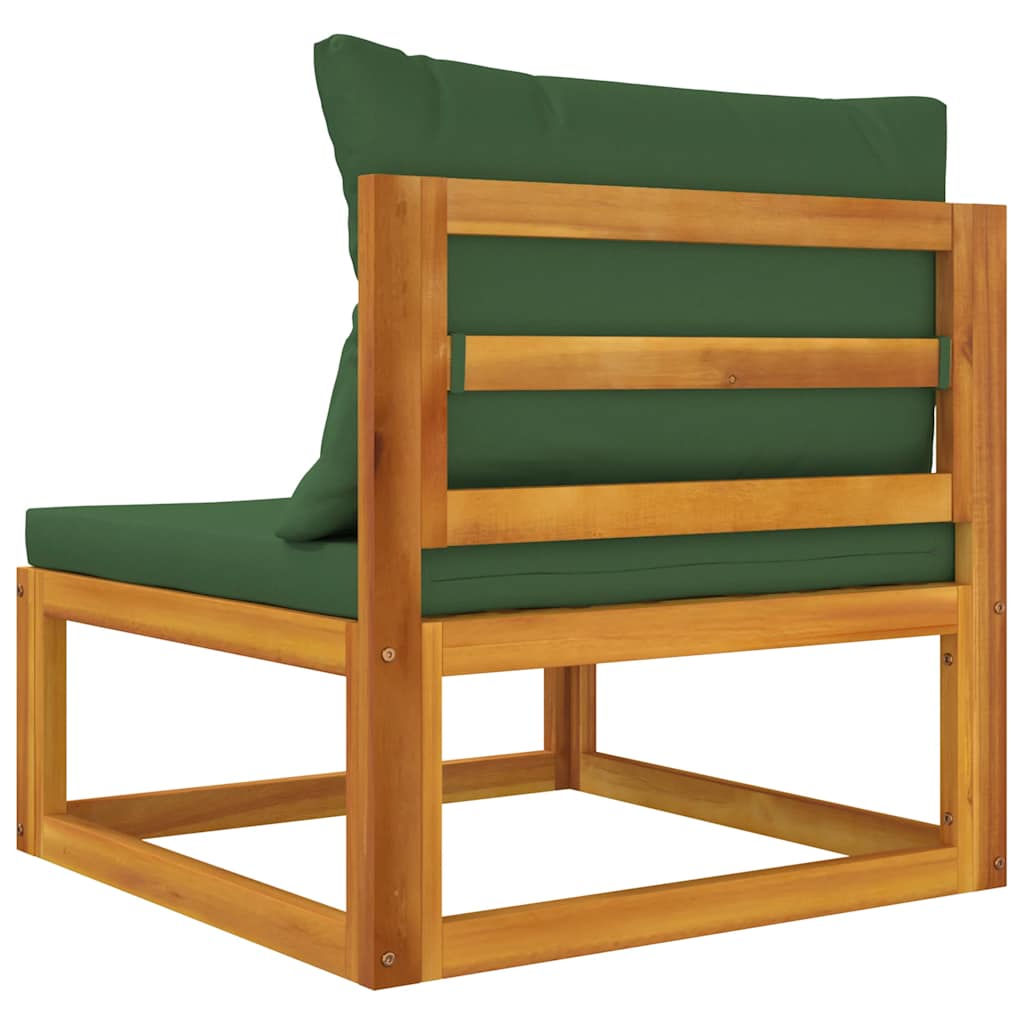 vidaXL Set canapea de grădină, 2 piese, cu perne, lemn masiv de acacia vidaXL Set canapea de grădină, 2 piese, cu perne, lemn masiv de acacia