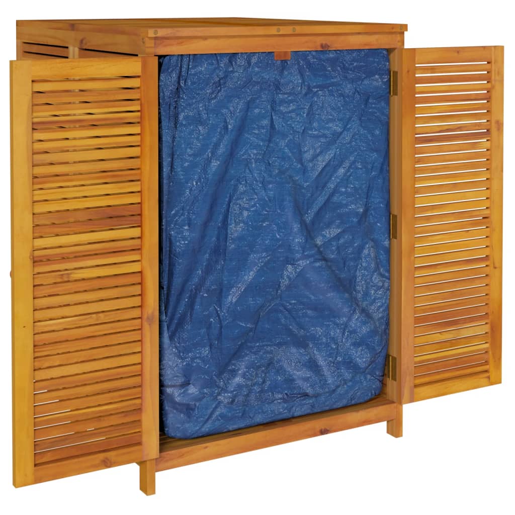 vidaXL Ladă depozitare grădină, 70x87x104 cm, lemn masiv de acacia vidaXL Ladă depozitare grădină, 70x87x104 cm, lemn masiv de acacia