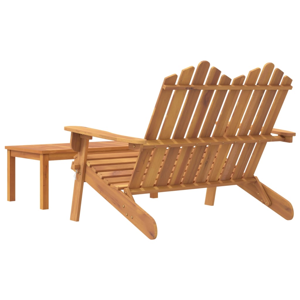 vidaXL Set mobilier de grădină Adirondack, 2 piese, lemn masiv acacia vidaXL Set mobilier de grădină Adirondack, 2 piese, lemn masiv acacia
