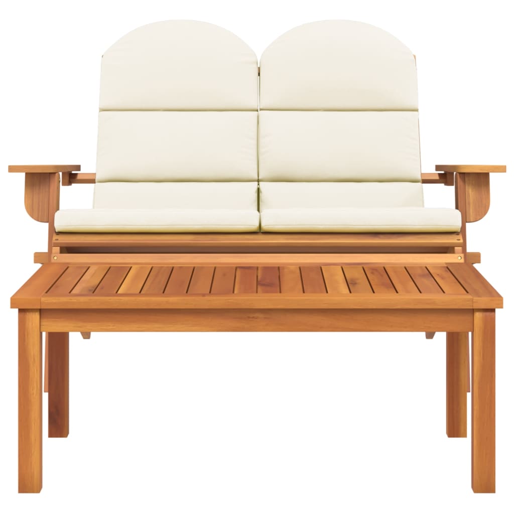 vidaXL Set mobilier de grădină Adirondack, 2 piese, lemn masiv acacia vidaXL Set mobilier de grădină Adirondack, 2 piese, lemn masiv acacia