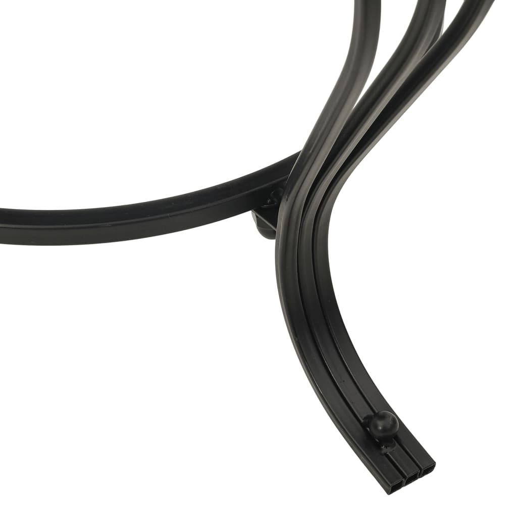 vidaXL Vatră de foc cu vătrai, 49 cm, oțel vidaXL Vatră de foc cu vătrai, 49 cm, oțel