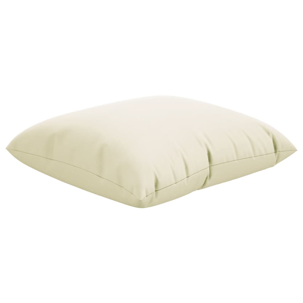 vidaXL Perne de canapea, 4 buc., crem, 40x40 cm, textil vidaXL Perne de canapea, 4 buc., crem, 40x40 cm, textil