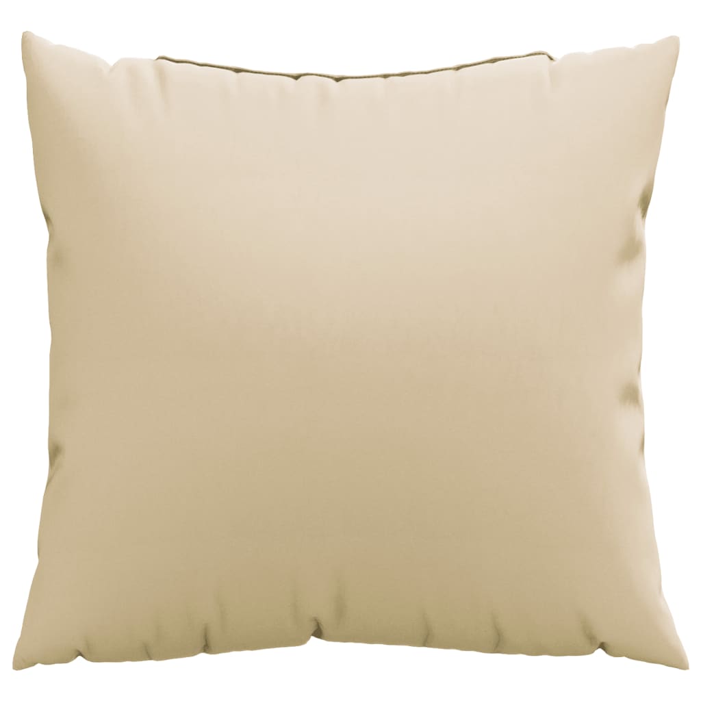 vidaXL Perne de canapea, 4 buc., bej, 40x40 cm, textil vidaXL Perne de canapea, 4 buc., bej, 40x40 cm, textil
