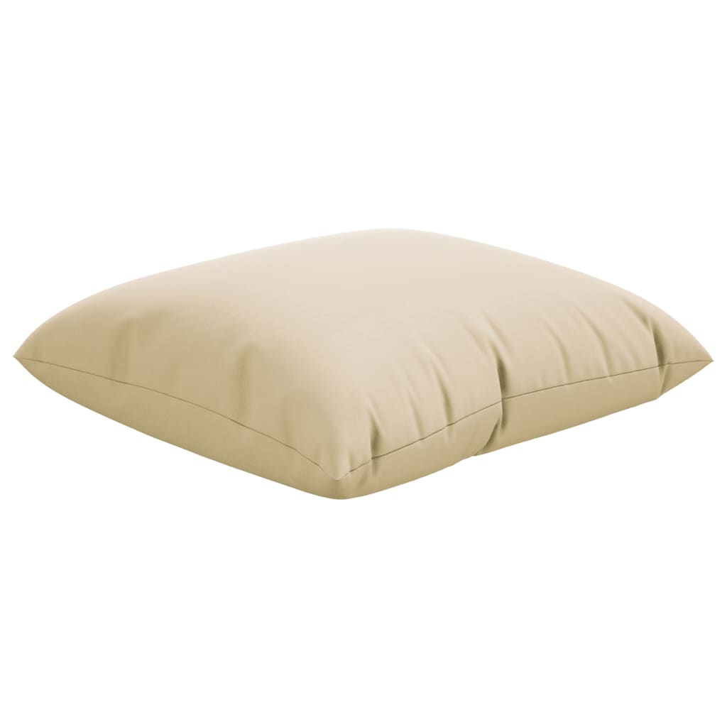 vidaXL Perne de canapea, 4 buc., bej, 40x40 cm, textil vidaXL Perne de canapea, 4 buc., bej, 40x40 cm, textil