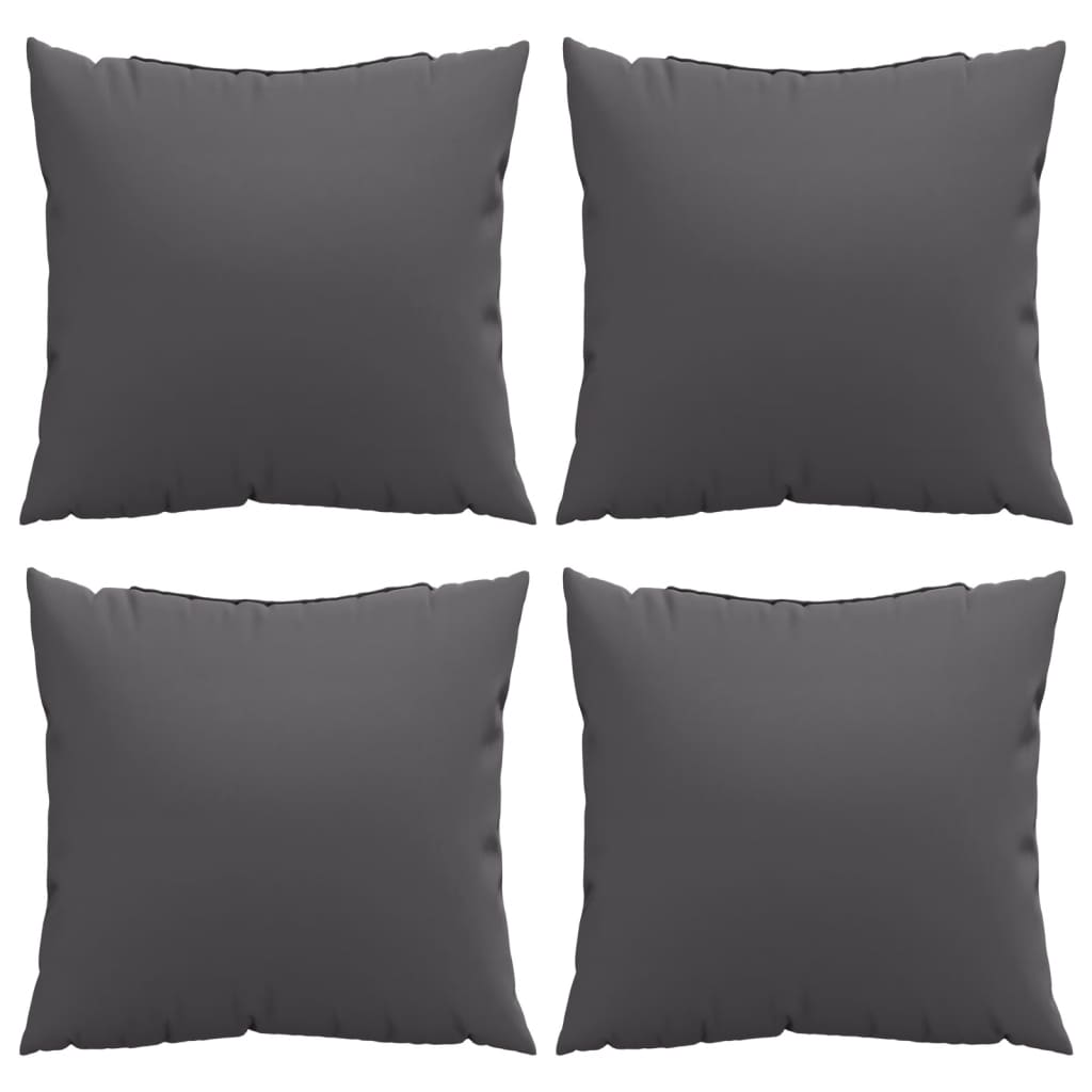 vidaXL Perne de canapea, 4 buc., antracit, 50x50 cm, textil