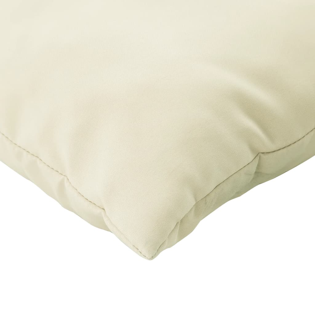 vidaXL Perne de canapea, 4 buc., crem, 50x50 cm, textil