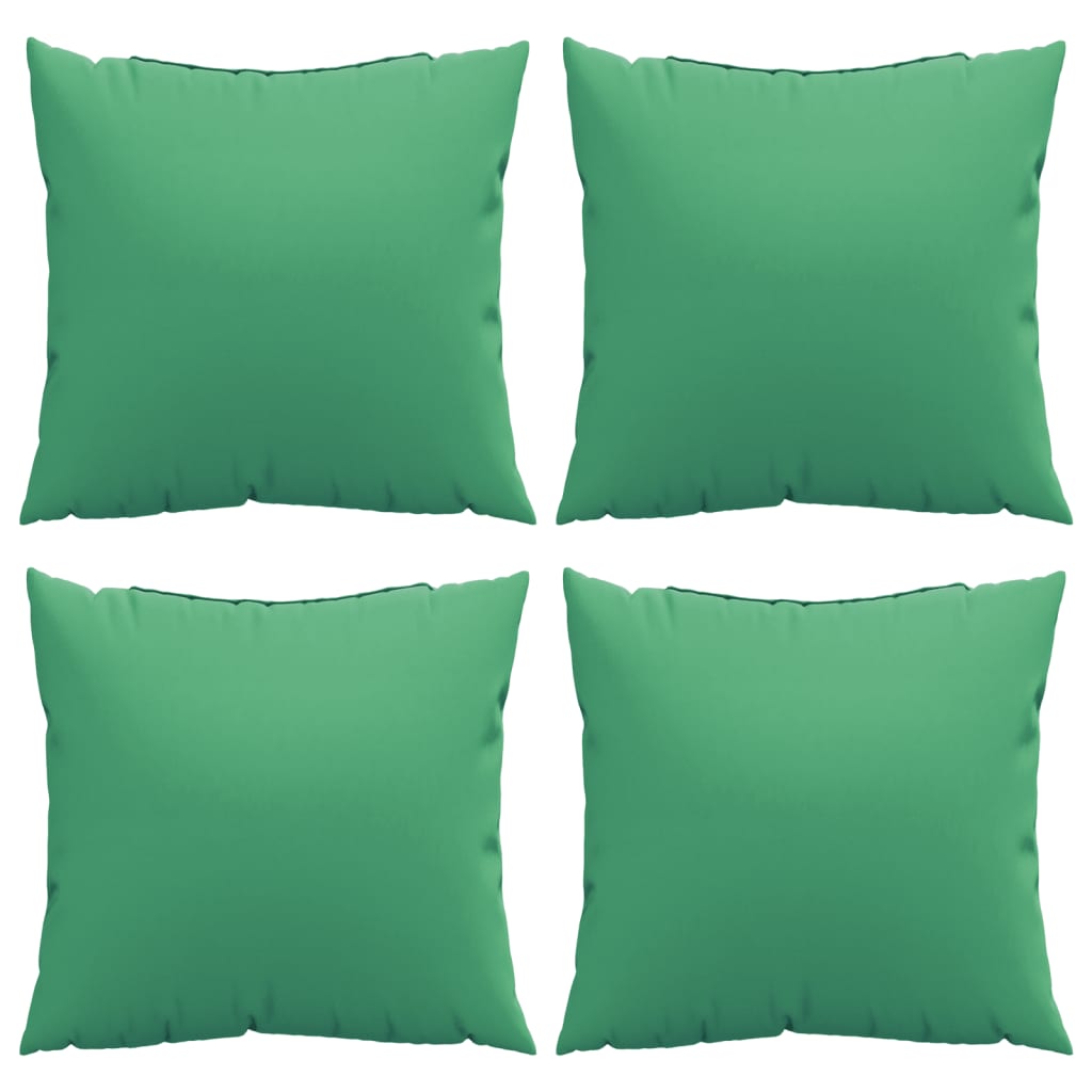 vidaXL Perne de canapea, 4 buc., verde, 50x50 cm, textil