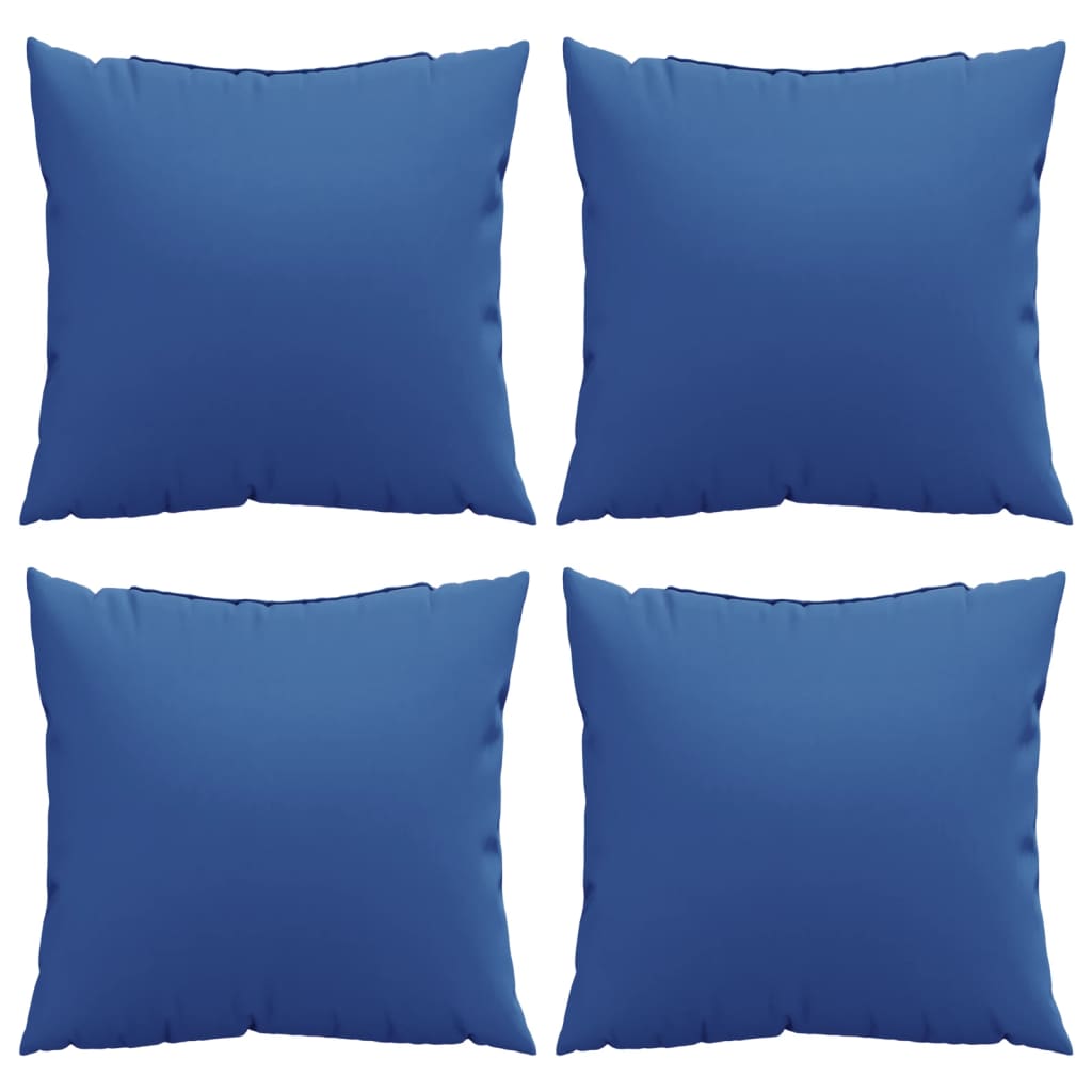 vidaXL Perne de canapea, 4 buc., albastru royal, 50x50 cm, textil