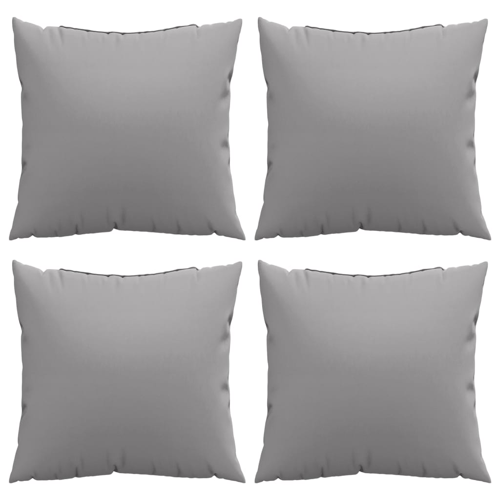 vidaXL Perne de canapea, 4 buc., gri, 60x60 cm, textil