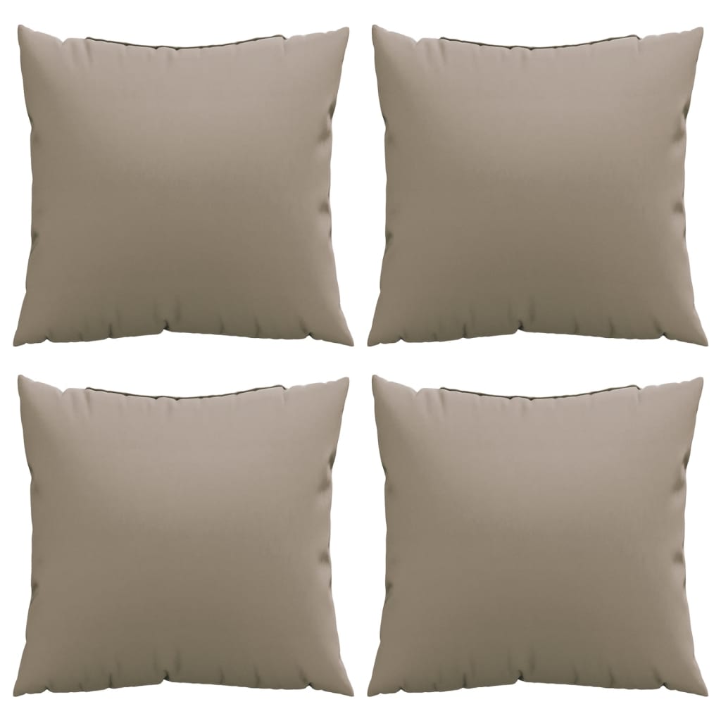 vidaXL Perne de canapea, 4 buc., taupe, 60x60 cm, textil