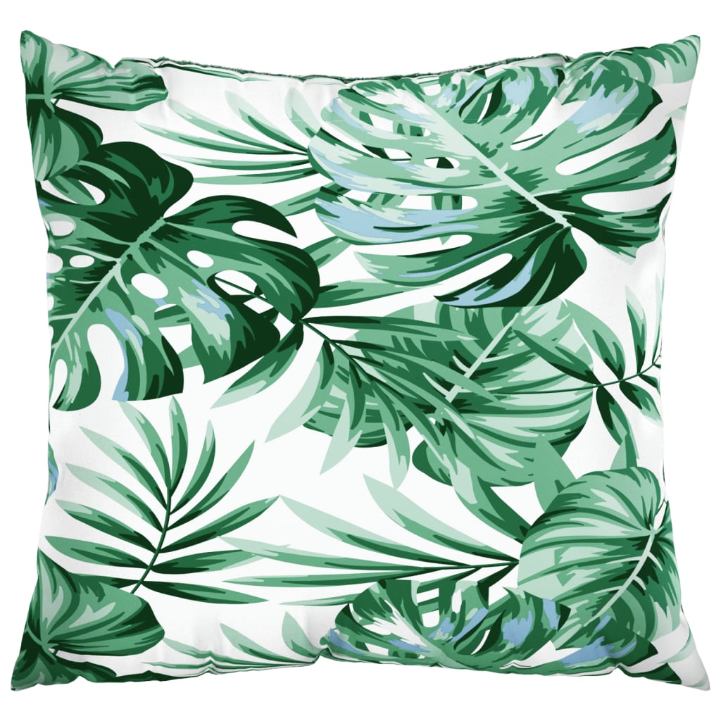 vidaXL Perne de canapea, 4 buc., model frunze, 60x60 cm, textil vidaXL Perne de canapea, 4 buc., model frunze, 60x60 cm, textil