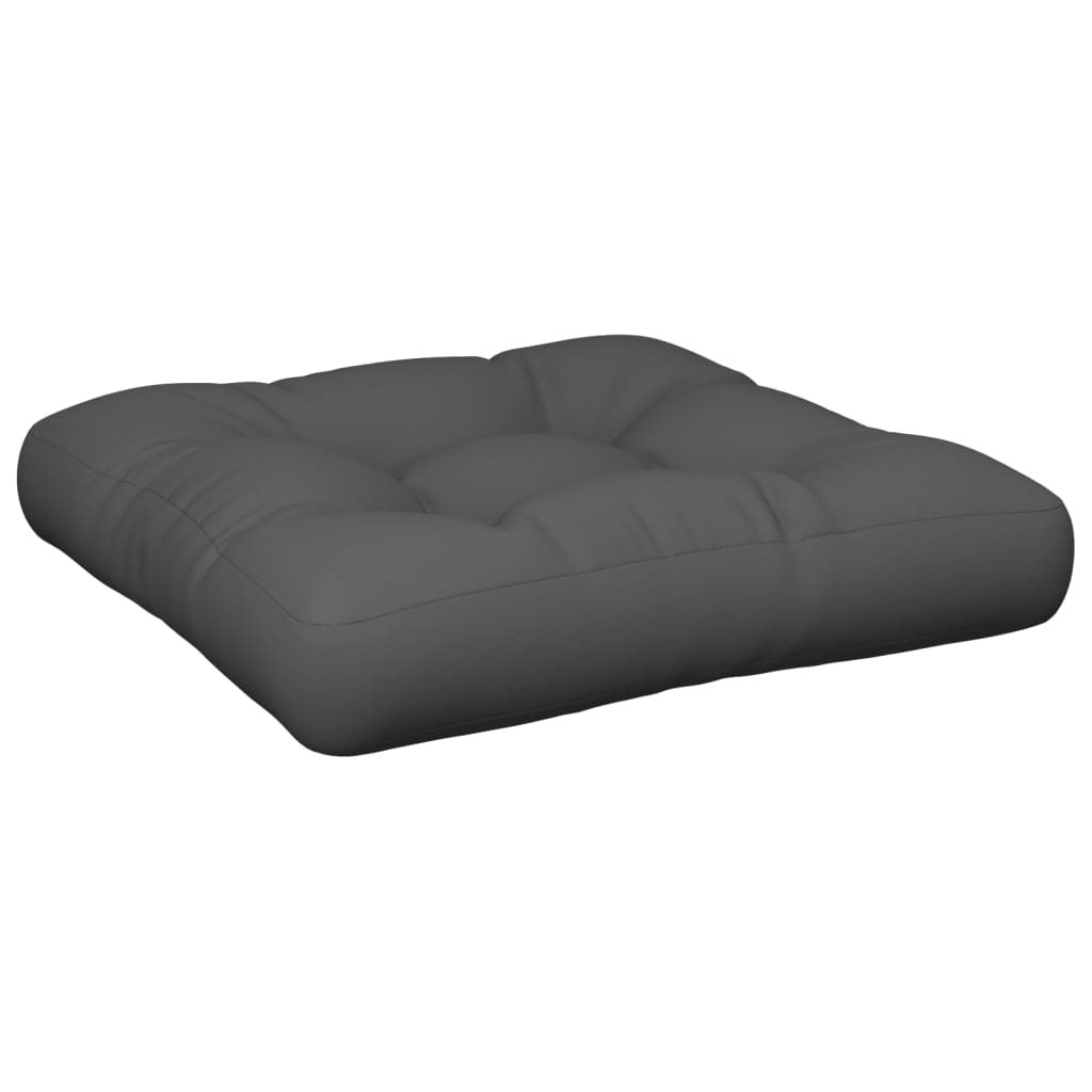 vidaXL Pernă de paleți, antracit, 50x50x12 cm, material textil vidaXL Pernă de paleți, antracit, 50x50x12 cm, material textil