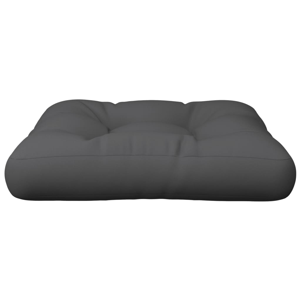 vidaXL Pernă de paleți, antracit, 50x50x12 cm, material textil vidaXL Pernă de paleți, antracit, 50x50x12 cm, material textil
