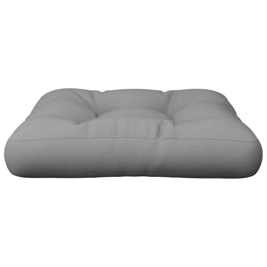 vidaXL Pernă de paleți, gri, 60x60x12 cm, material textil
