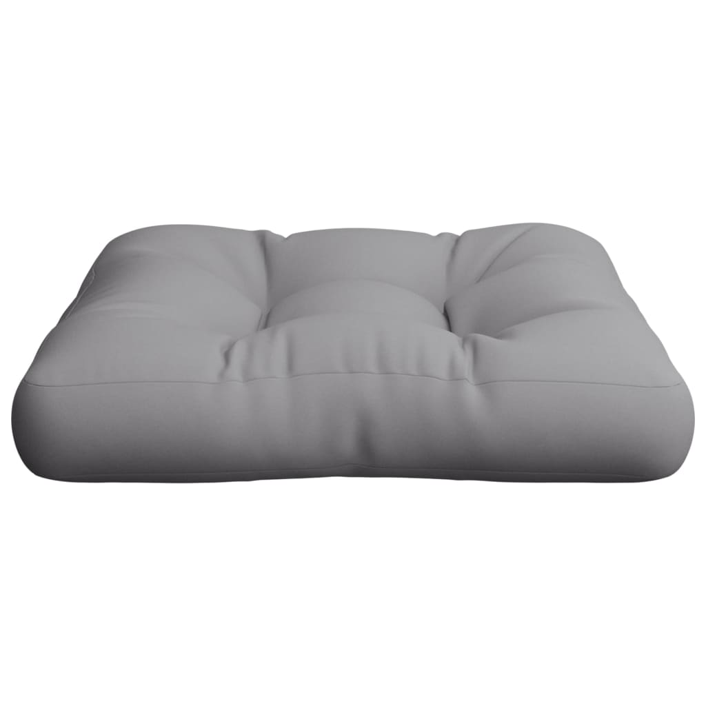 vidaXL Pernă de paleți, gri, 60x60x12 cm, material textil