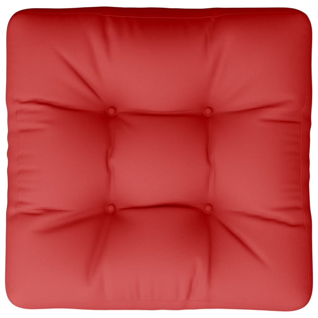 vidaXL Pernă de paleți, roșu, 60x60x12 cm, material textil vidaXL Pernă de paleți, roșu, 60x60x12 cm, material textil