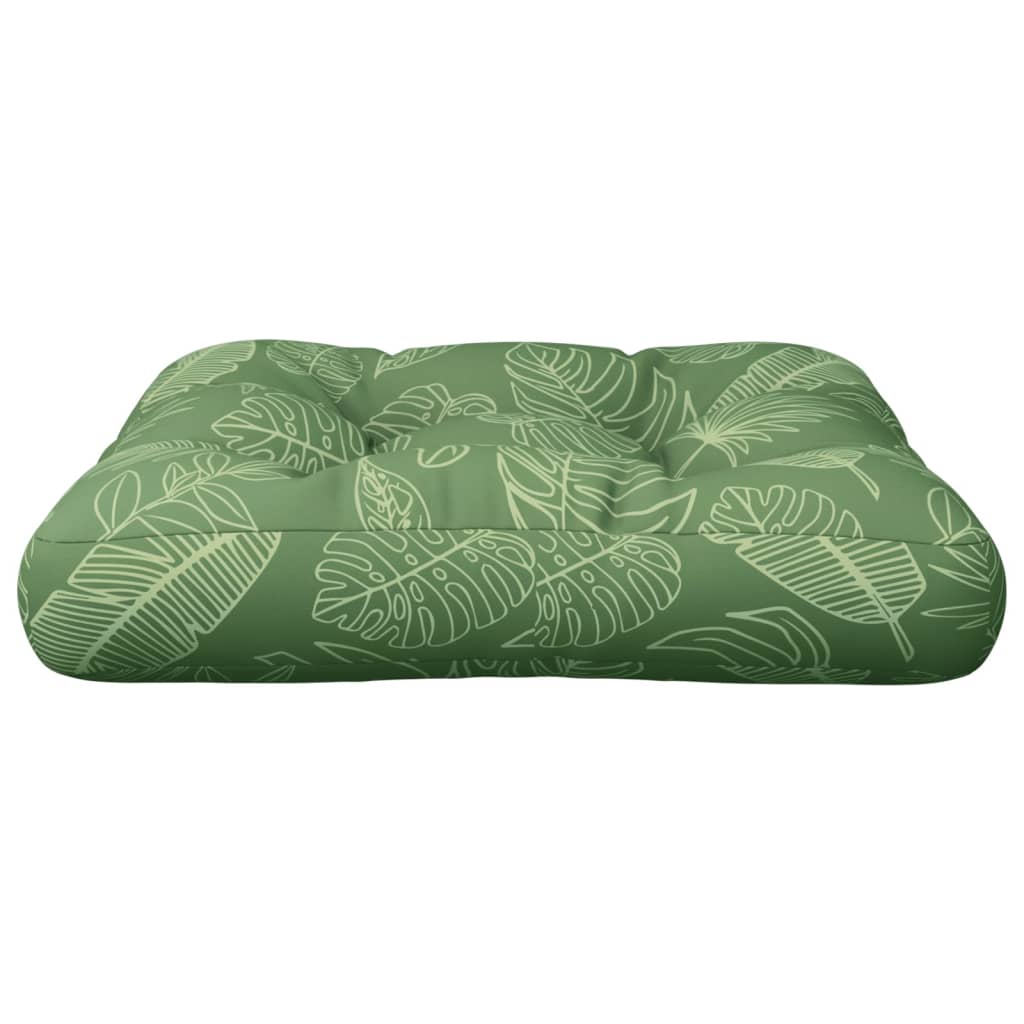 vidaXL Pernă de paleți, model frunze, 60x60x12 cm, textil vidaXL Pernă de paleți, model frunze, 60x60x12 cm, textil
