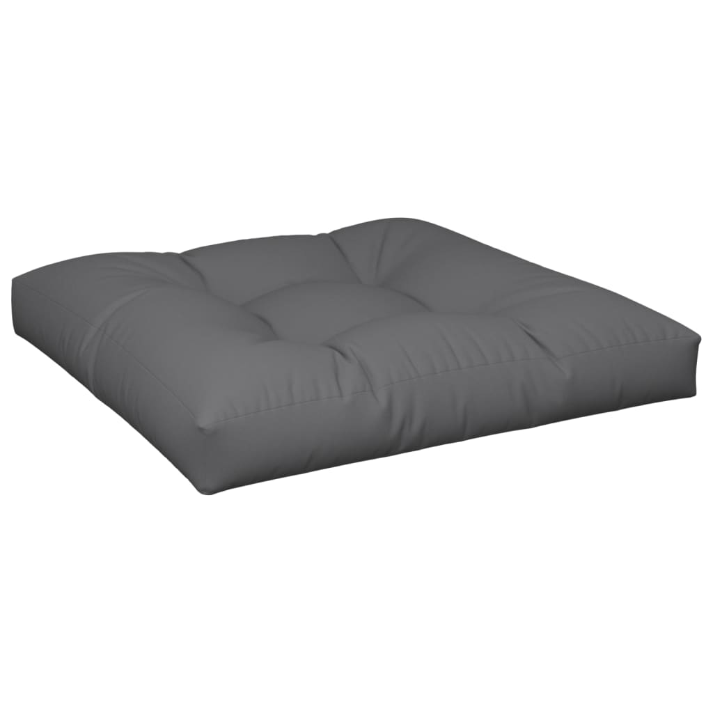 vidaXL Pernă pentru paleți, antracit, 80x80x12 cm, material textil