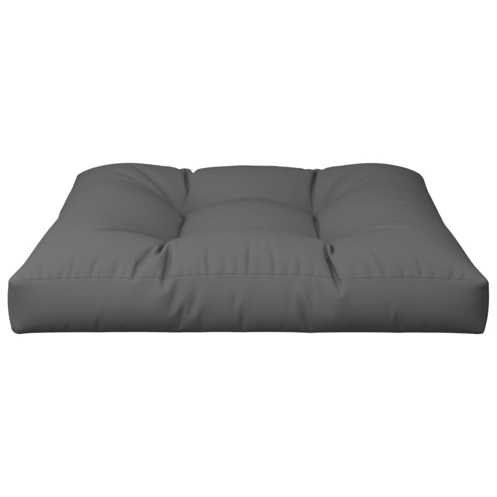 vidaXL Pernă pentru paleți, antracit, 80x80x12 cm, material textil