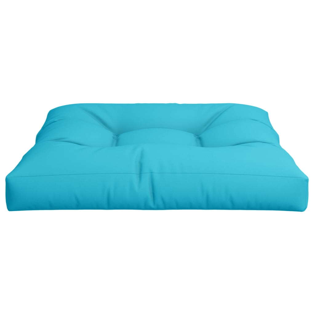vidaXL Pernă de paleți, turcoaz, 80x80x12 cm, material textil vidaXL Pernă de paleți, turcoaz, 80x80x12 cm, material textil