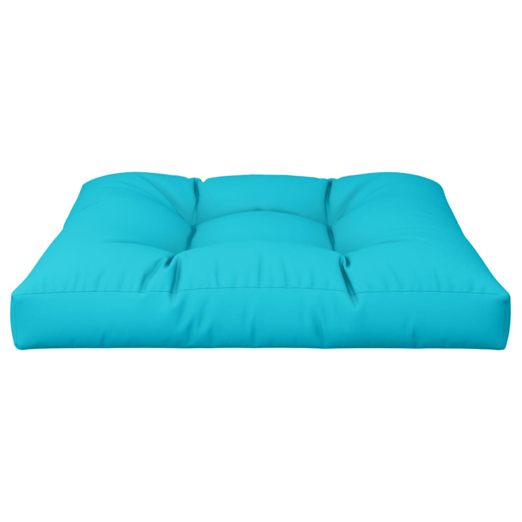 vidaXL Pernă de paleți, turcoaz, 80x80x12 cm, material textil vidaXL Pernă de paleți, turcoaz, 80x80x12 cm, material textil
