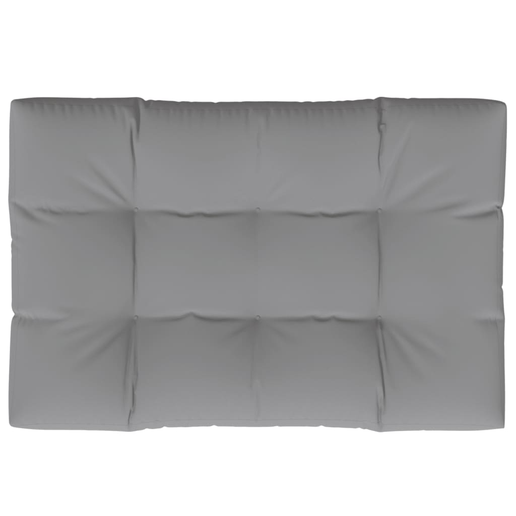 vidaXL Pernă pentru paleți, gri, 120x80x12 cm, material textil