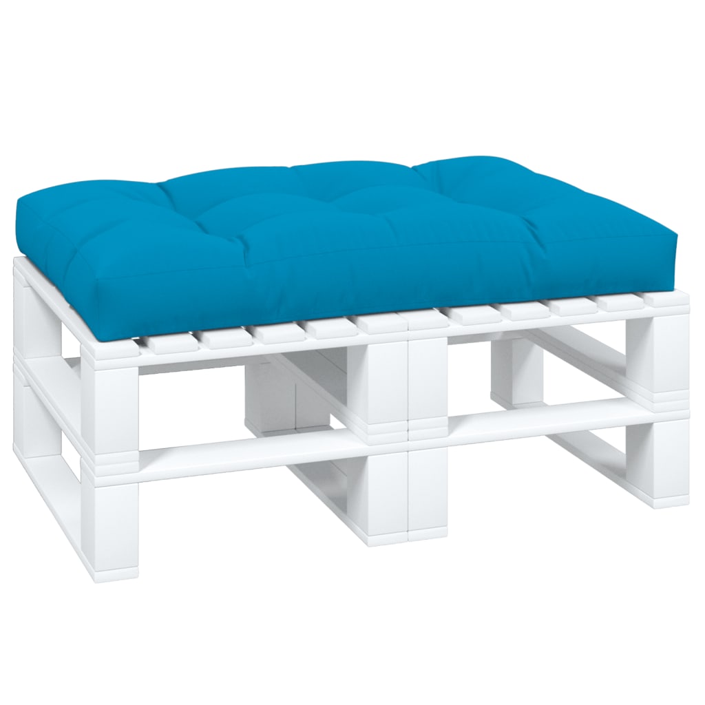 vidaXL Pernă pentru paleți, albastru, 120x80x12 cm, material textil