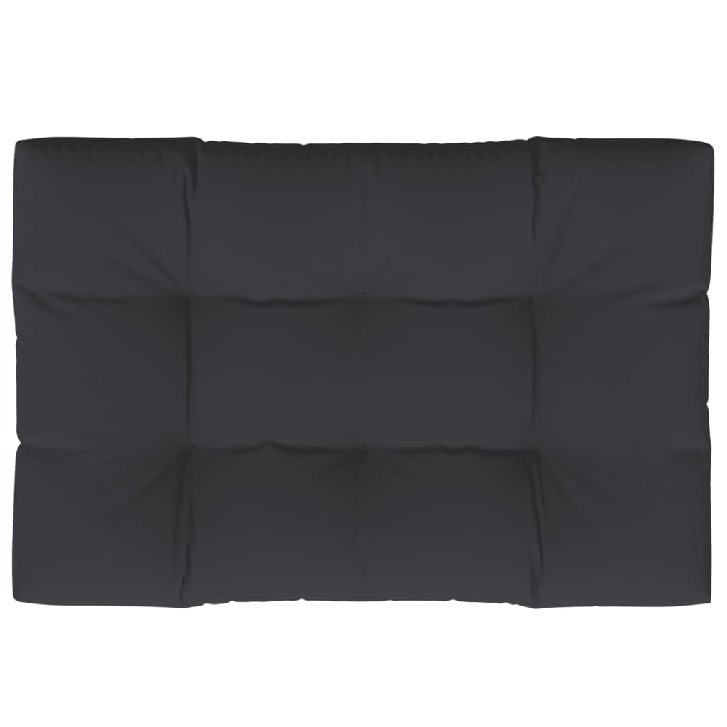 vidaXL Pernă pentru paleți, negru, 120x80x12 cm, textil