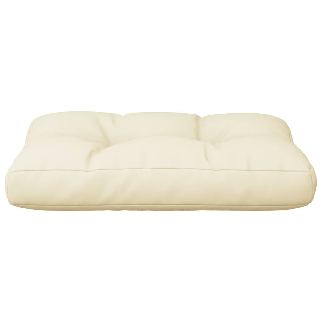 vidaXL Pernă de paleți, crem, 50x40x12 cm, material textil vidaXL Pernă de paleți, crem, 50x40x12 cm, material textil
