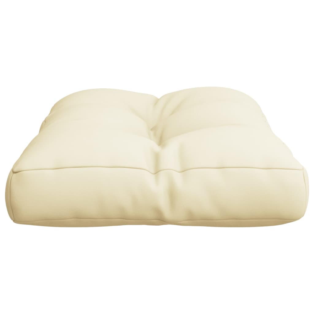 vidaXL Pernă de paleți, crem, 50x40x12 cm, material textil vidaXL Pernă de paleți, crem, 50x40x12 cm, material textil