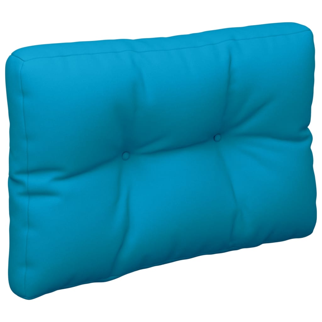 vidaXL Pernă de paleți, albastru deschis, 50x40x12 cm, material textil