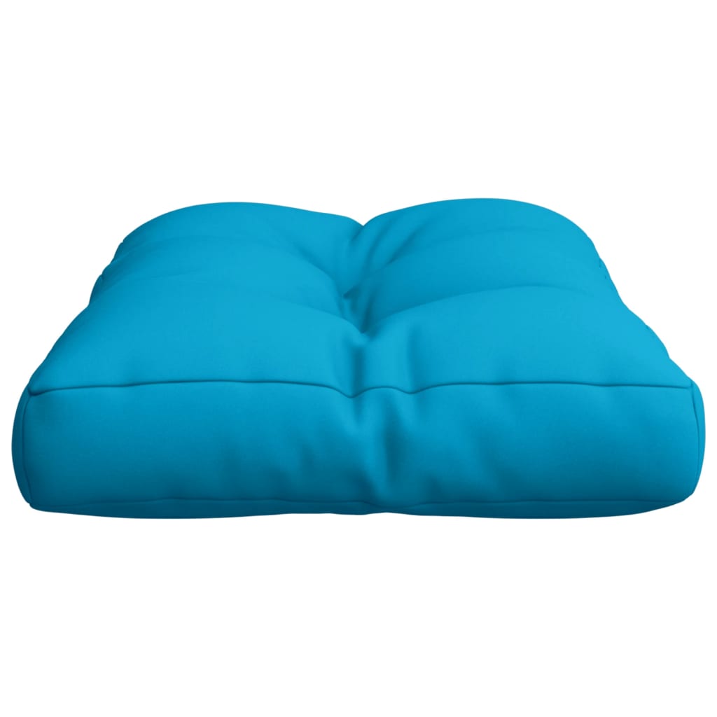 vidaXL Pernă de paleți, albastru deschis, 50x40x12 cm, material textil