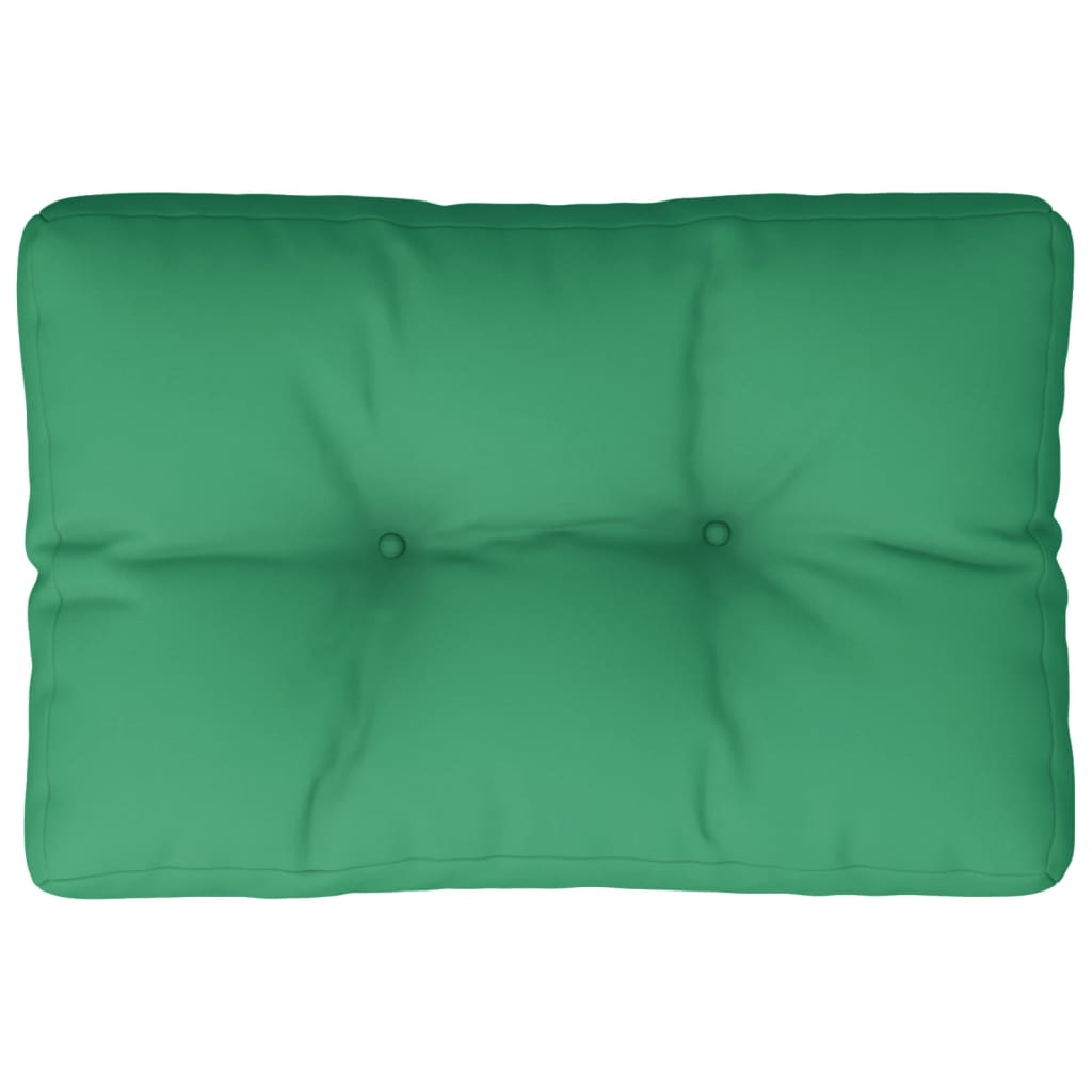 vidaXL Pernă de paleți, verde, 60x40x12 cm, material textil vidaXL Pernă de paleți, verde, 60x40x12 cm, material textil